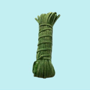 Tiento de Gamuza Verde Manzana