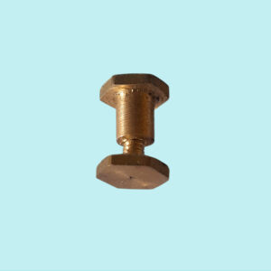 Gemelo de Bronce Hexagonal a Rosca