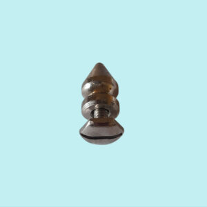 Pua de Bronce Niquelado a Rosca